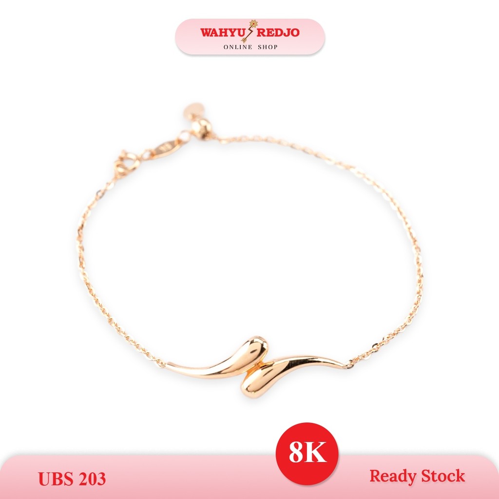 WAHYU REDJO - GELANG SERUT EMAS BOTEGA UBS 8K EMAS ASLI 100% PAMERAN