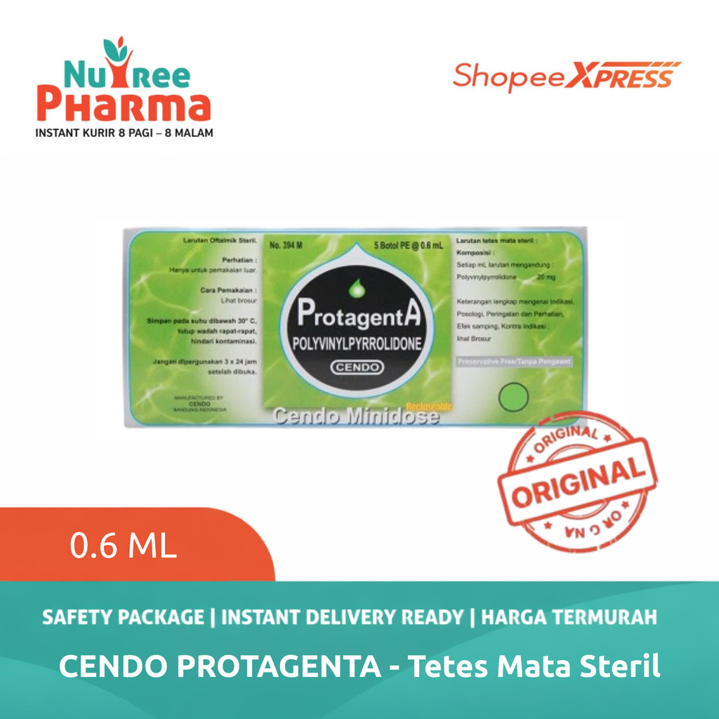Cendo Protagenta Minidose 0.6Ml Obat Tetes Mata Softlens