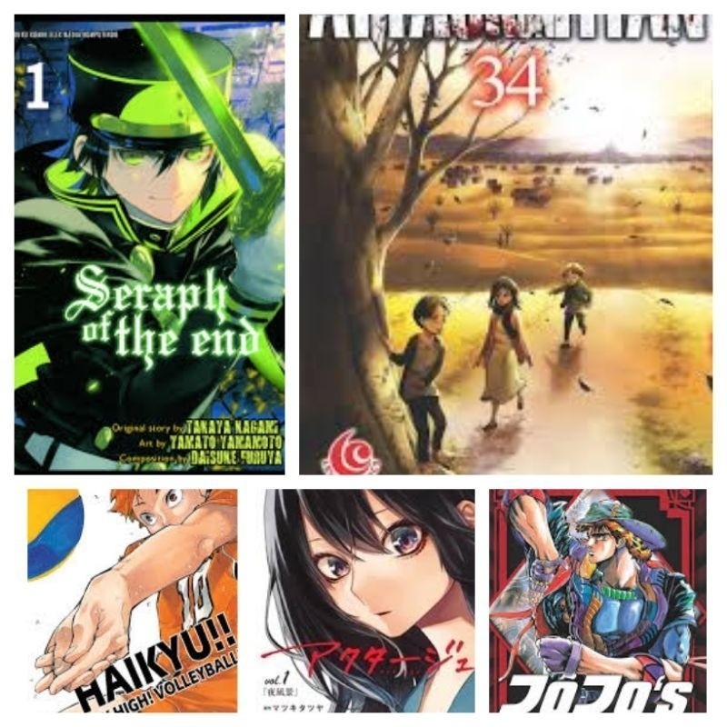 Flash Sale Komik Chainsaw Man / Attack On Titan / Haikyu: Fly High Volleyball / Seraph of The End / 