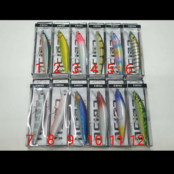 Lure TOMIGO "EBISU MINNOW" - GREEN BLUE GILL