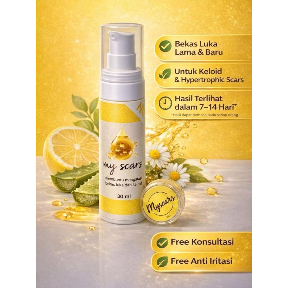myscars remover - peeling scars dan keloid - STRONG untuk bekas luka dan keloid yang tebal besar dan