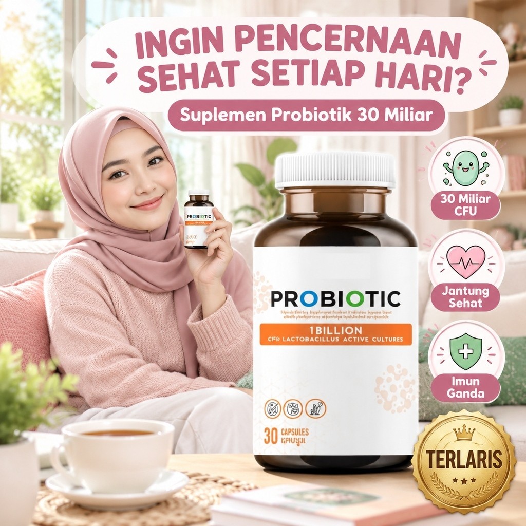 Kirim Dalam 24 Jam/ Suplemen Probiotik Kesehatan JMY/ Suplemen Probiotik Dewasa/ Probiotik Kesehatan