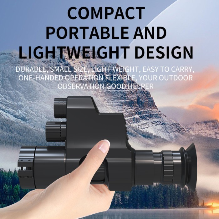 Teleskop Monocular NVH PlusVision NV4A Telescope Digital Infrared Night Vision Scope Clip On