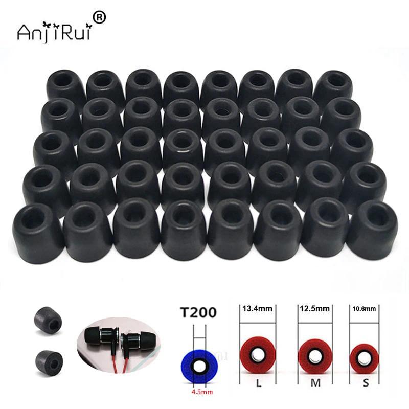 20Pair Memory Foam Eartips T200 4.5mm Earplugs For KZ ZS10 PRO,KZ EDX, SOUNDPEATS H1 Headset Earphon