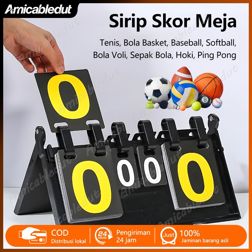 ZIZISHOP Amicabledut Papan Score Papan Skor Score Board Papan Skor Bola Basket Sepak Bola Bola Voli 