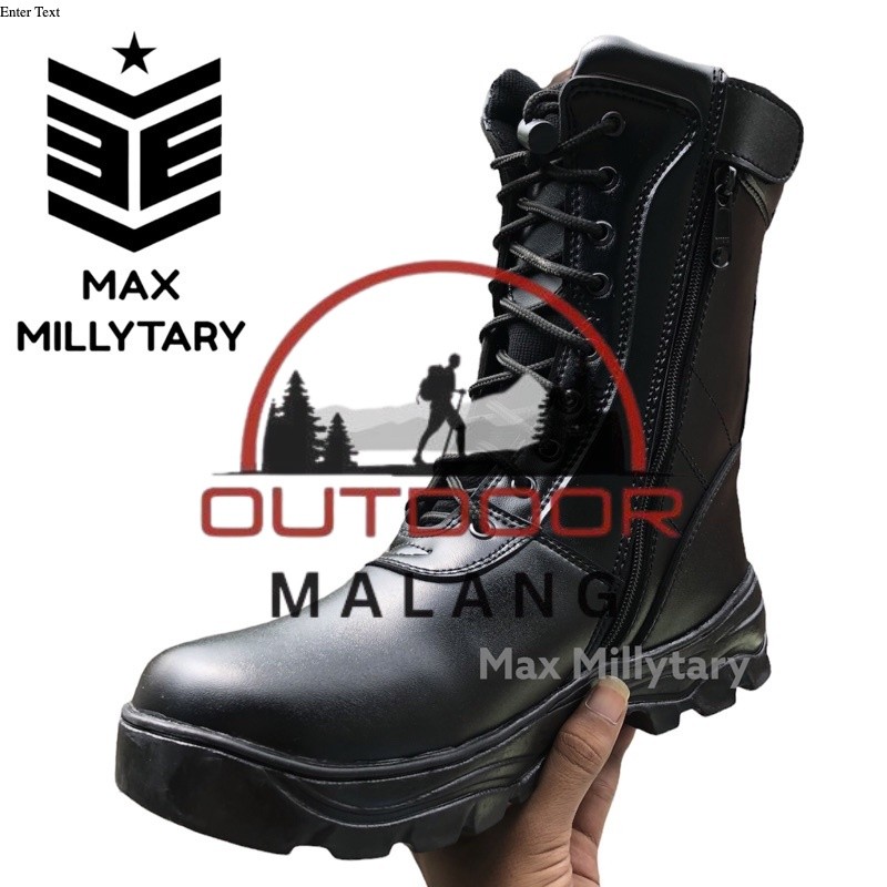 Sepatu PDL TNI Premium Sepatu Tactical PDL TNI Sol Karet Anti Slip Sepatu PDL TNI POLRI SECURITY