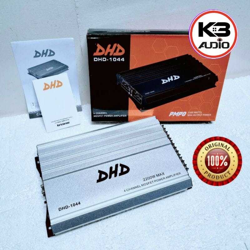 POWER AUDIO MOBIL 4 Channel DHD  POWER AMPLIFIER