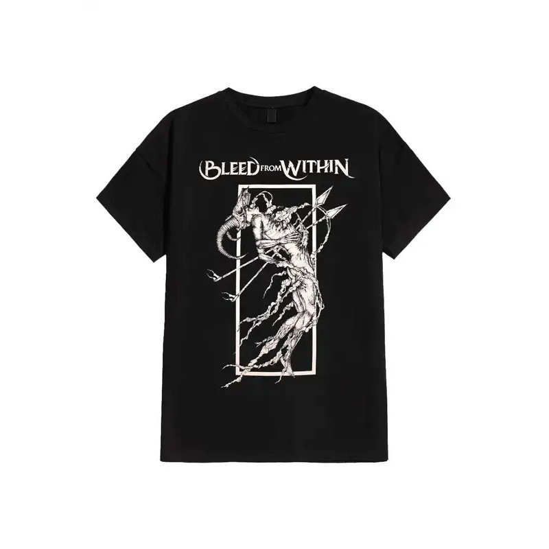 Baru Bleed From Within - Fraktur - Kaos Bernapas Nyaman