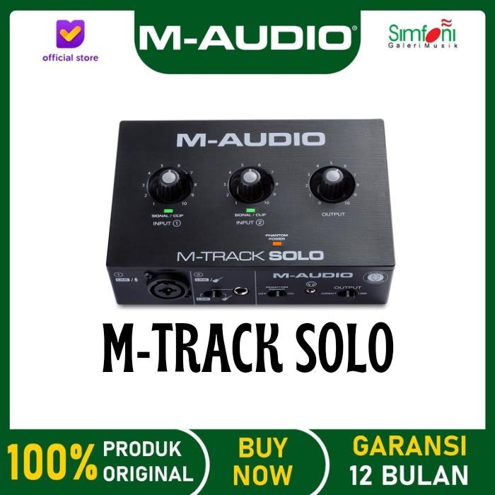 AUDIO INTERFACE SOUND CARD M-AUDIO M-TRACK SOLO/MTRACK SOLO