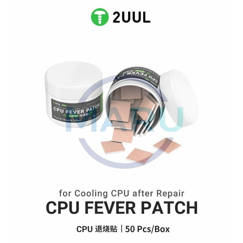 THERMAL PAD 2UUL SC09 CPU FEVER PATCH - Pendinginan CPU Setelah Perbaikan