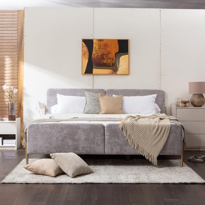 Dekoruma KISHO Headboard & Divan / Dipan dan Sandaran 200 cm x 200 cm (Untuk Kasur 200 cm x 200 cm) 