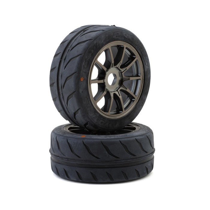 PRO-LINE TOYO PROXES R888R 42/100 2.9 BELTED SPECTRE GUNMETAL TIRE SET (17MM) (S3) (2) #PRO10199-11