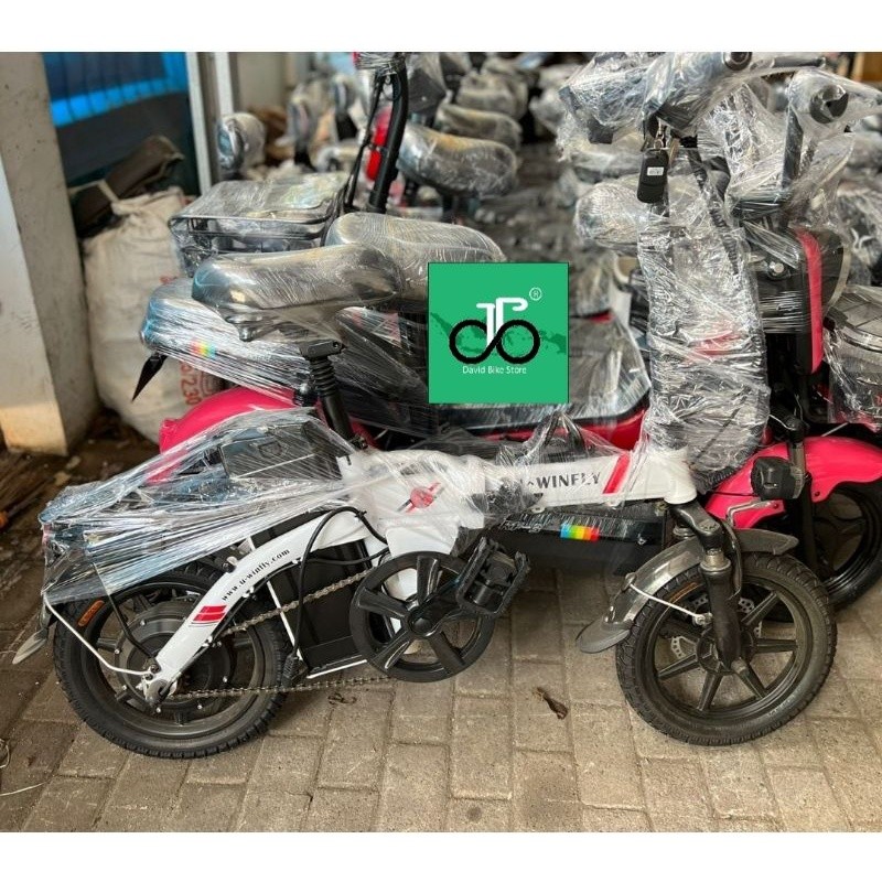 Sepeda Lipat Listrik (E-Bike) Uwinfly LB-1 (LB1) Lithium Bike TERBARU