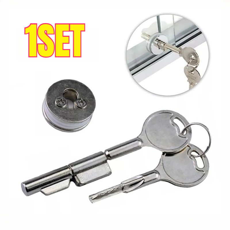 Aluminium Kunci Etalase / Kunci Lemari Kaca / Kunci Untuk Etalase Kaca