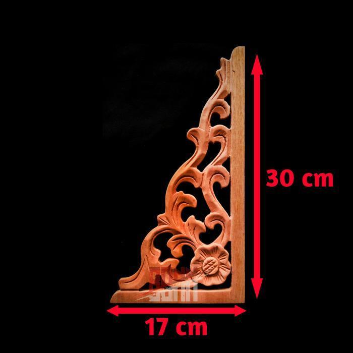 Ornamen Ukir Kayu Model Sudut - Ornamen Ukir Jepara - Ornamen Sudut Kayu - Ornamen Ukir Kayu Jepara 