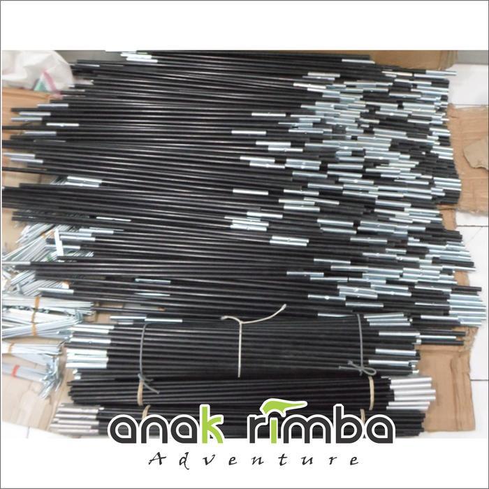 setting frame fiber tenda dome