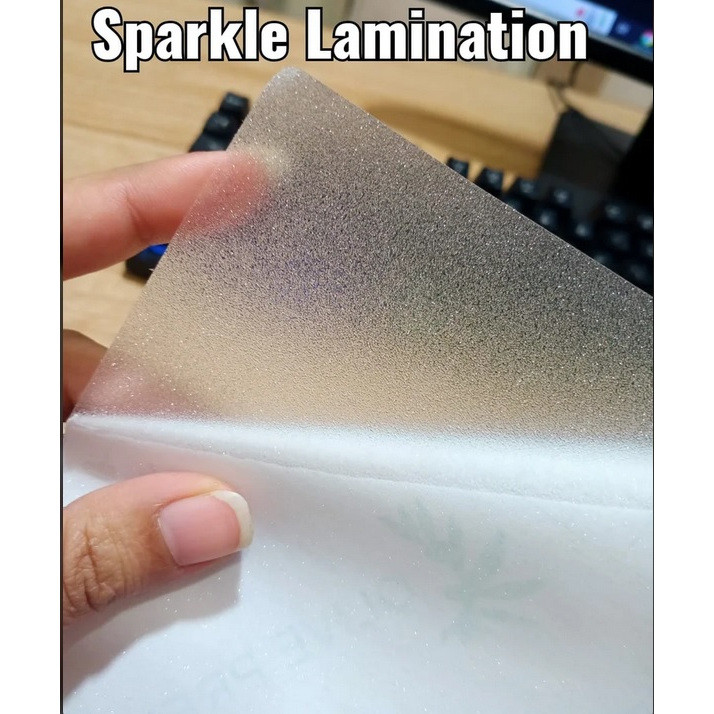 Plastik Laminasi Dingin Glitter