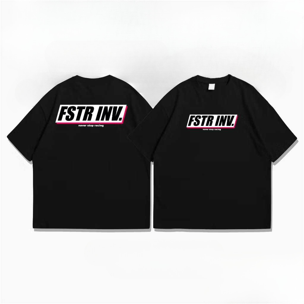 Kaos FASTER INVADER Terbaru Black Original Simple - Kaos Racing - Kaos Sunmori - Kaos Murah - Kaos B