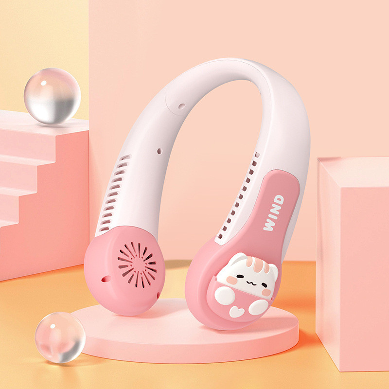 Kipas kecil gantung leher gaya baru, kipas kecil portabel genggam kelas atas