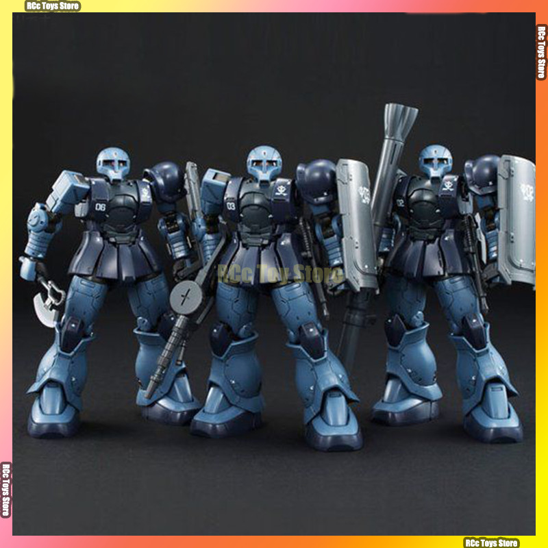 WEIMEI HG 1/144 GTO MS-05 Zaku 1 Black Tri-stars Assembly Model Kit Action Fiugres Plastic Model Kit