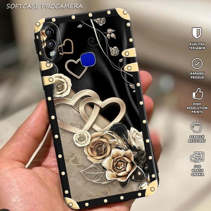 Case hp For VIVO V9 / 1727 Fashion Casing Softcase Terbaru 2025 - DK46 - Macaron Protect Camera Kesi