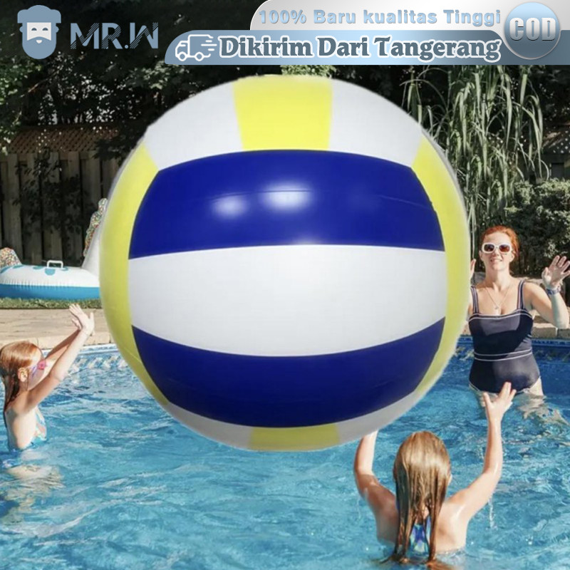 Super Jumbo Bola Pantai 60 80 100cm Pvc Bola Voli Pantai Tiup Raksasa Bola Besar Mainan Anak