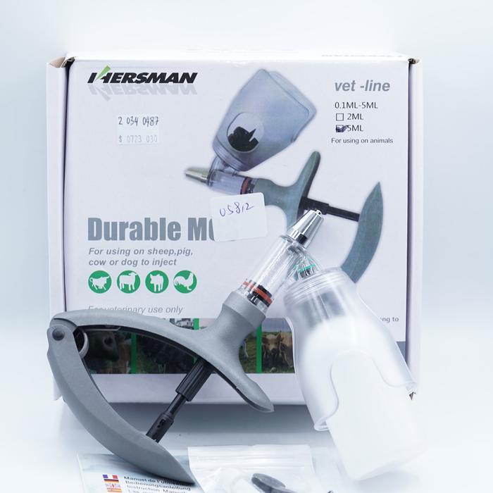 HOJI Syringe 5ml Alat Suntikan Hewan Injeksi Otomatis Vaksin Peternakan Sapi Babi Kambing Animal Pou