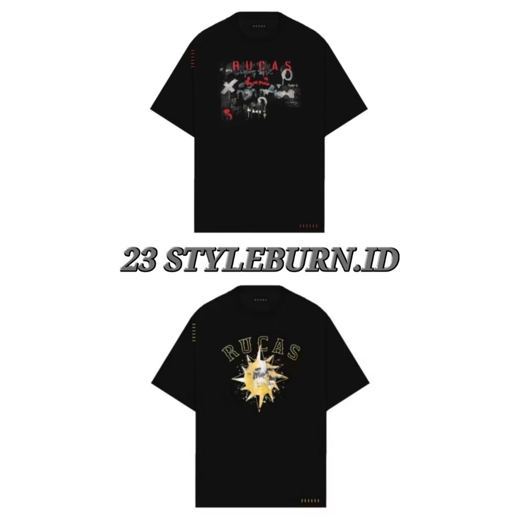 [FREE BOX & 100% ORIGINAL] RUCAS ARTIS EDITION "PARIATMOJO" V1 Morning & V2 3 Hari Black Tee