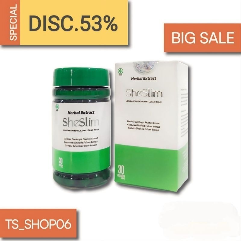 She slim pelangsing herbal original 100%