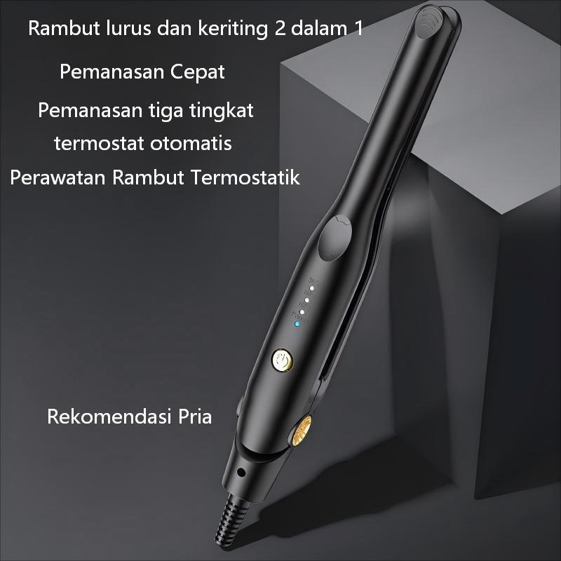 2in1 Catok Keriting Lurus catokan pelurus rambut catokan mini portable Catokan Poni hair crimper Had
