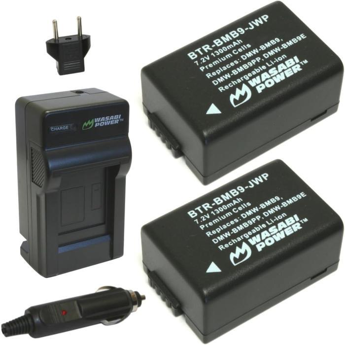 Bestlenss Wasabi Power Battery for Panasonic DMW-BMB9 BMB9E FZ85 FZ100 FZ150 - 1 Charger