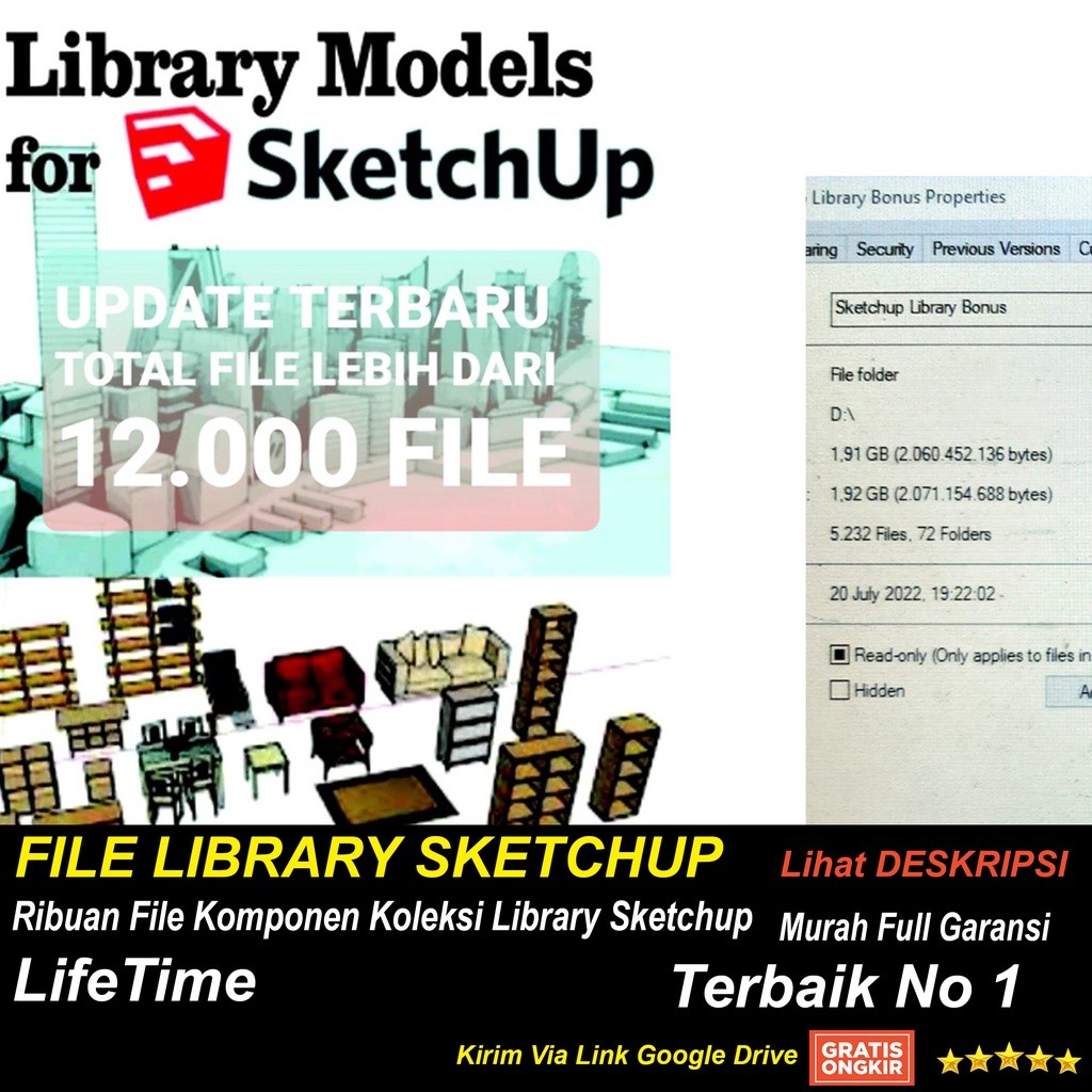 KUMPULAN FILE LIBRARY SKETCHUP
