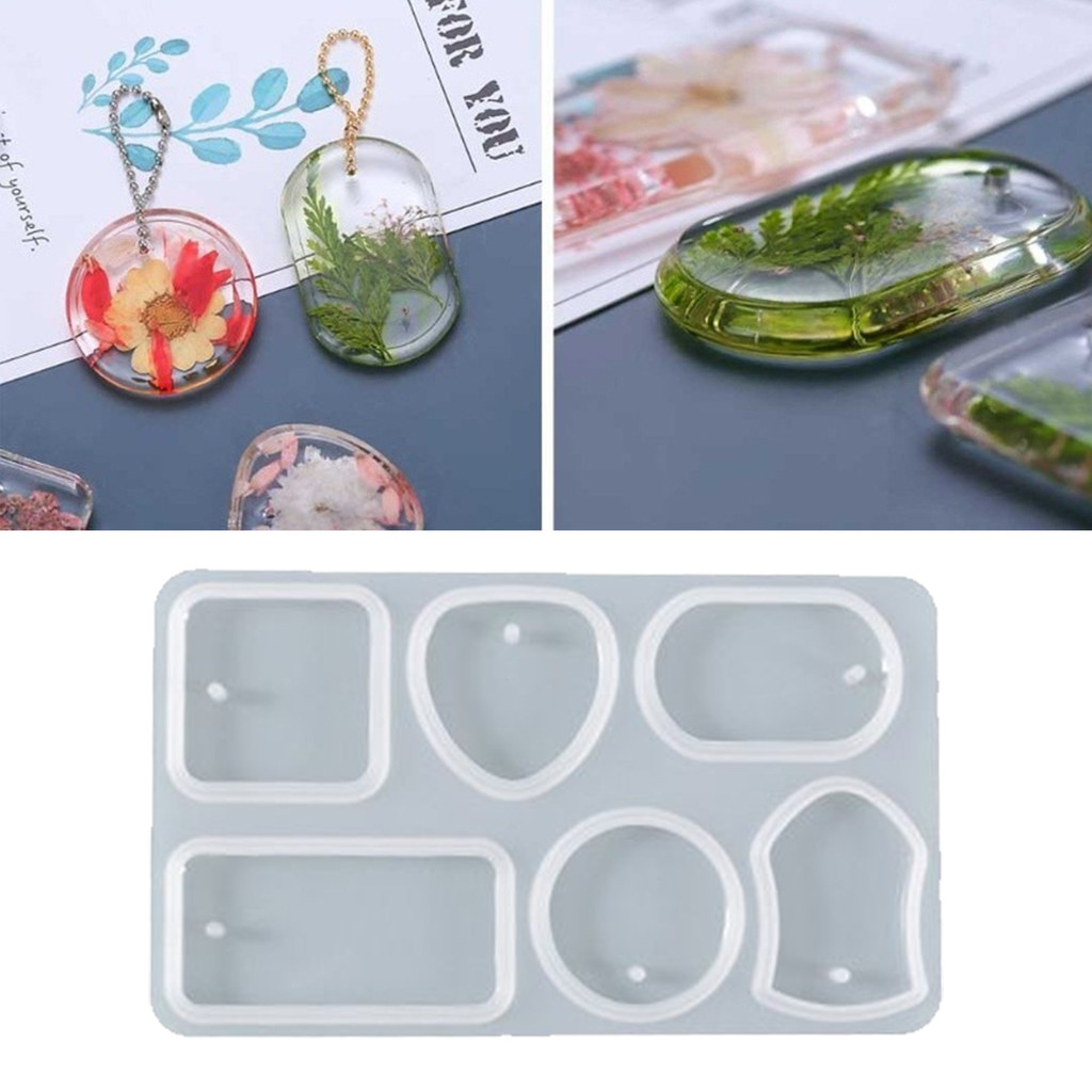 cetakan resin silikon Cetakan plester lem kristal Cetakan silikon liontin cetakan resin 3d