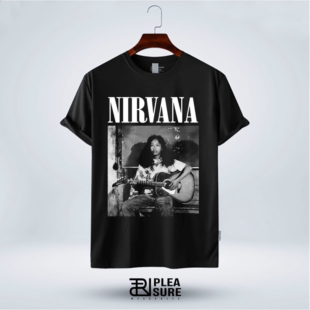 t-shirt Kaos Band Nirvana x Mandra | Baju Mandra Nirvana| Pleasure WorldCOD