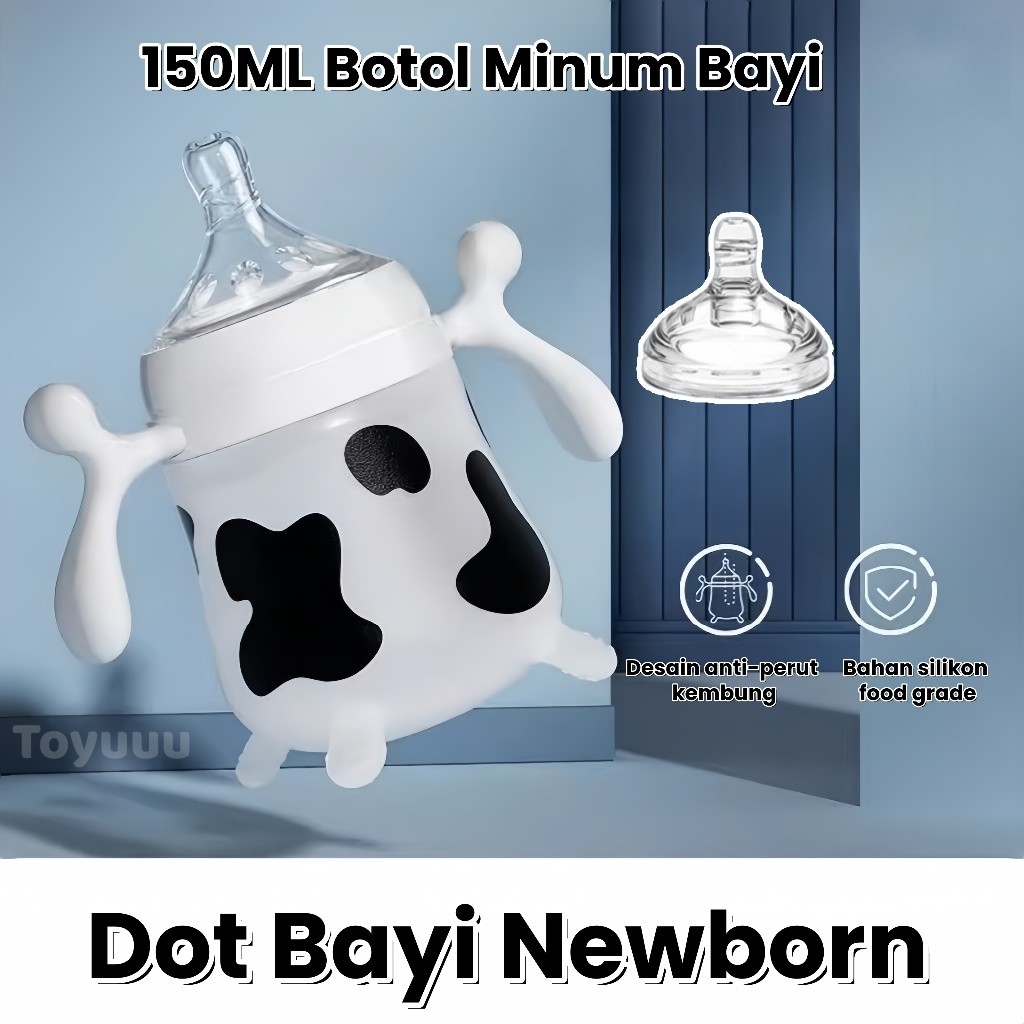 Dot Silikon Bayi/Dot Bayi Newborn/Botol Susu Bayi 0 6 Bulan/Botol Susu 150ml/Dot Bayi Botol Susu