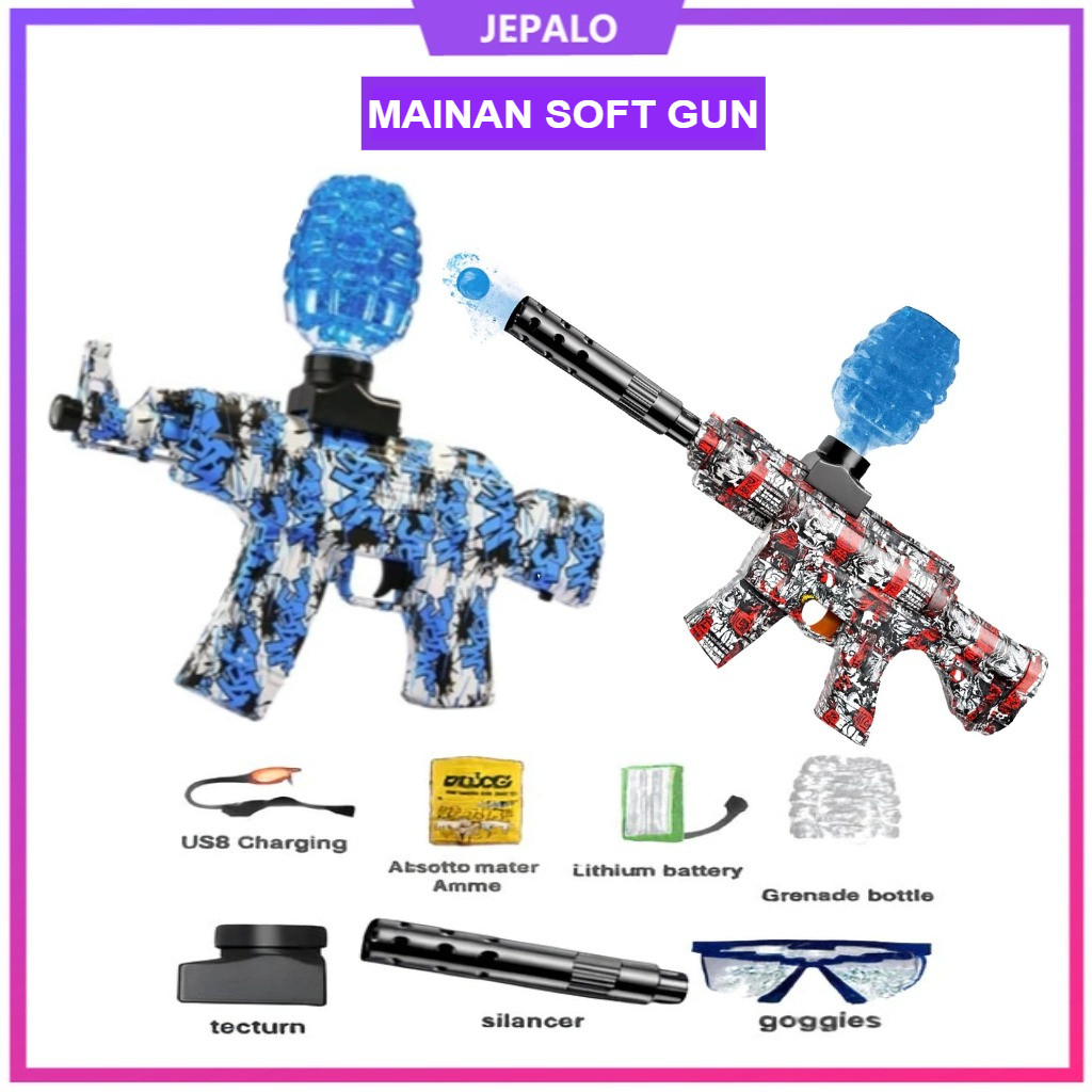 Mainan Tembakan Gel Ball / Mainan Water Gel Tembakan / mainan soft gun tembak pistol / pistol jelly 