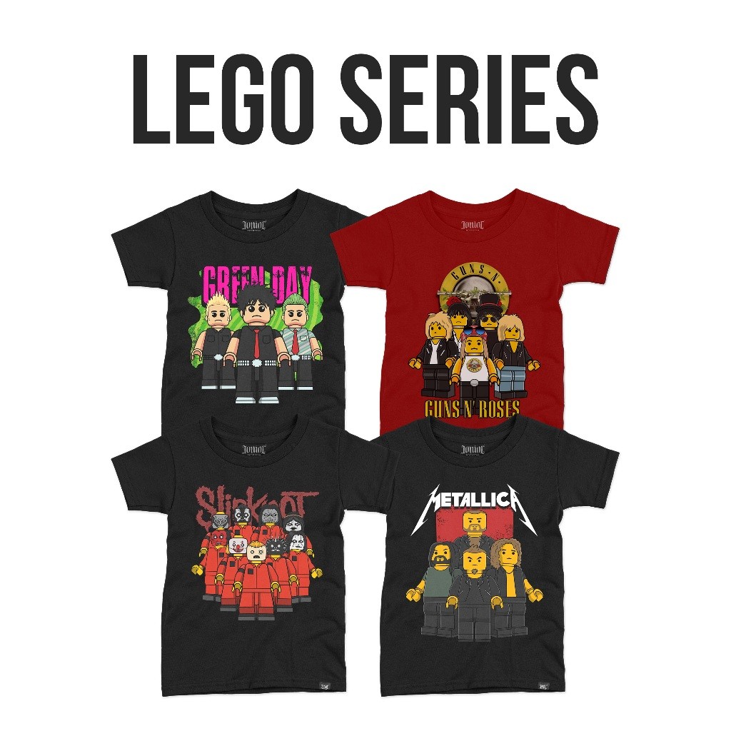 Kaos Baju Anak Laki-Laki dan Perempuan Lego Series/GNR Lego