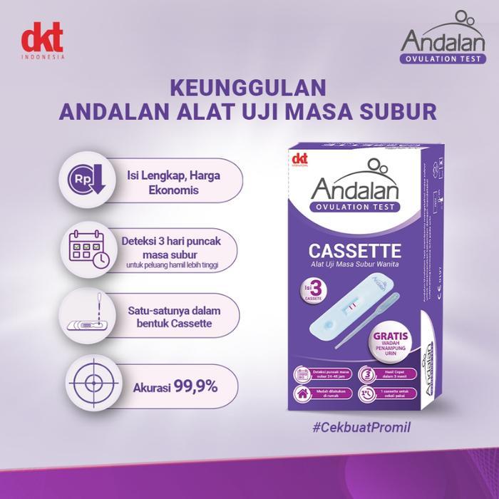 Test Pack Kesuburan - Andalan Ovulation Test Kit / BISA BAYAR DITEMPAT - Ovulation Test