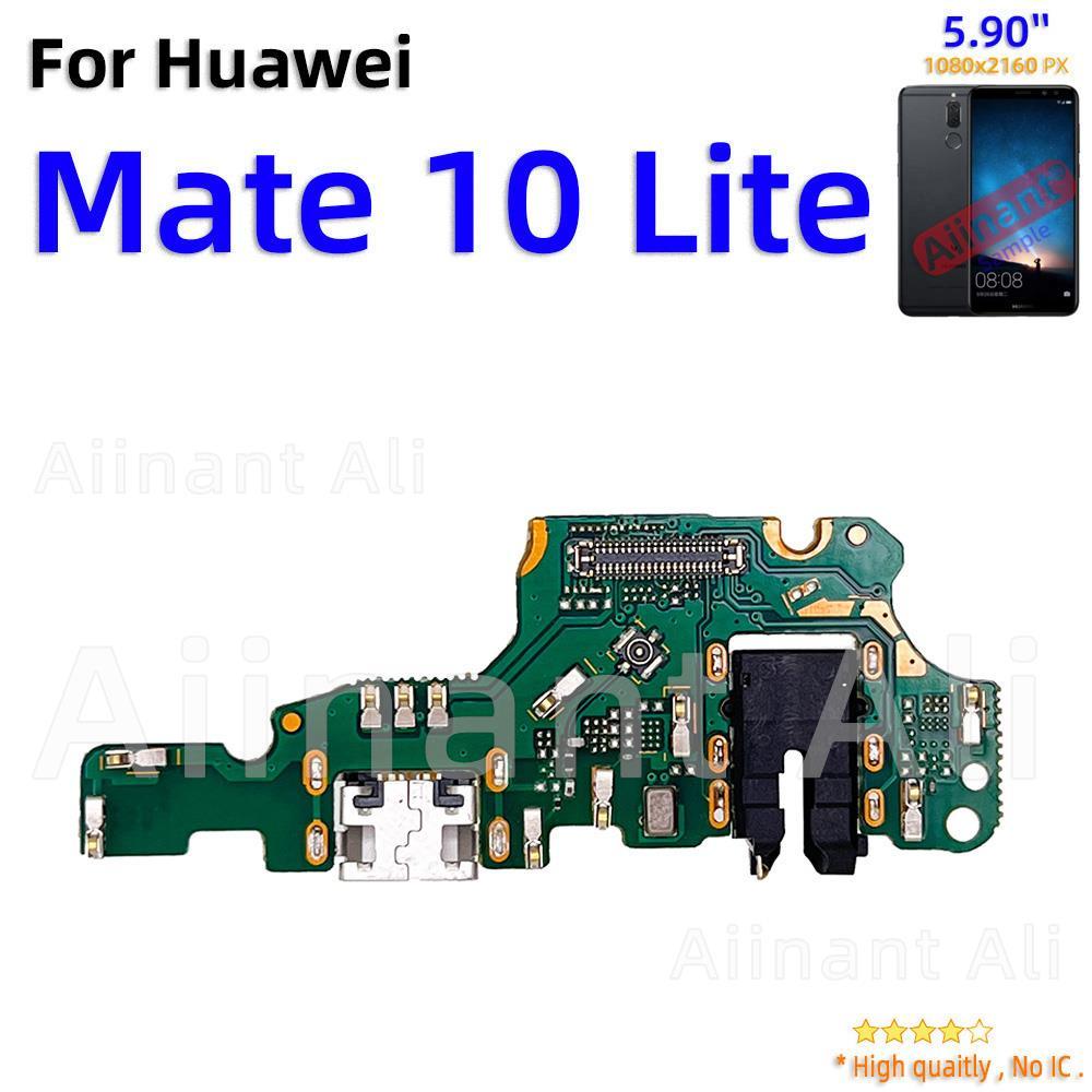 AiinAnt Dock USB arger Mic Board Connector arging Port Flex Cable For Huawei Mate 9 10 20 Lite Pro P