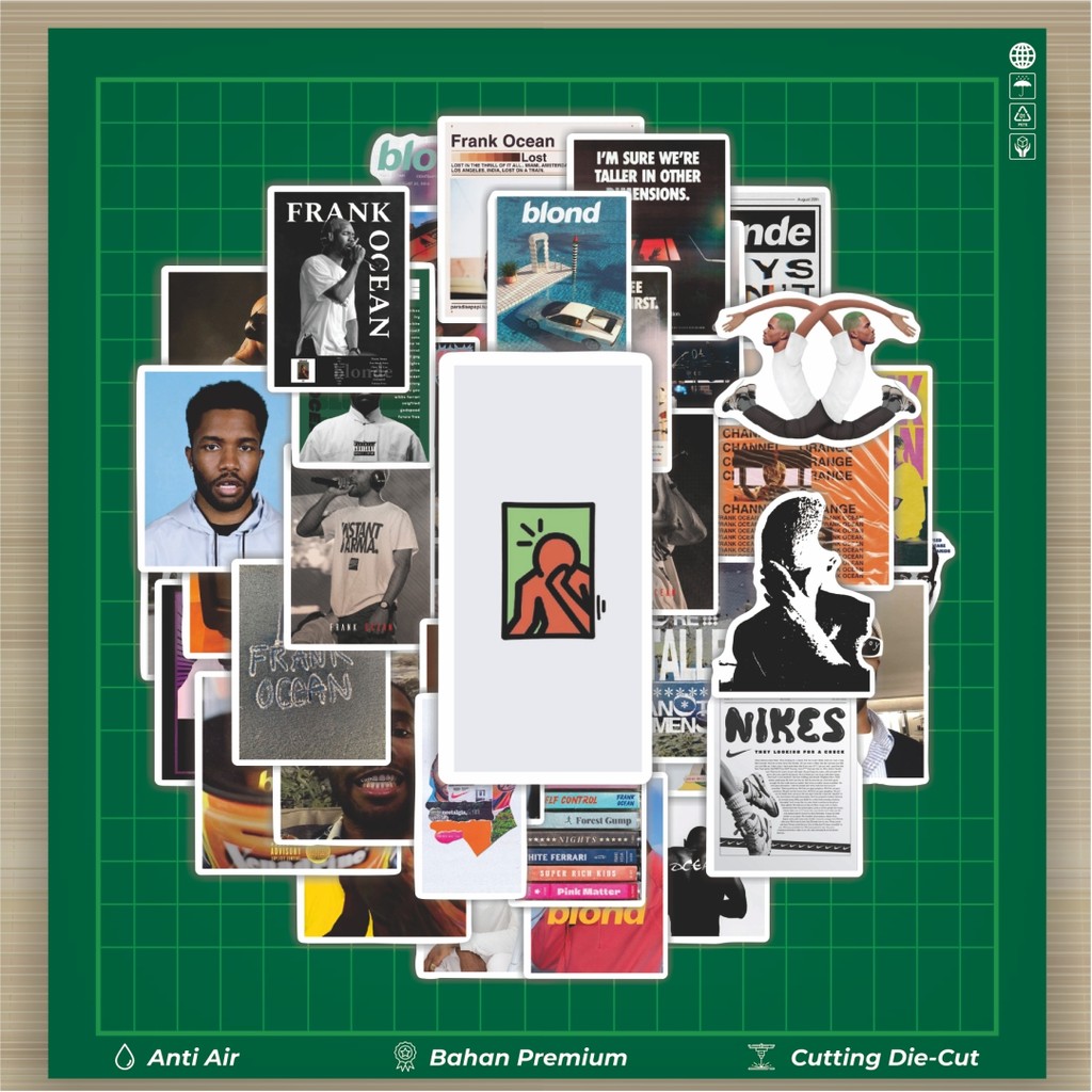 HOT 50 PCS Stiker Poster Frank Ocean V1 Stiker Fashion Cars Decal Dingin Kartu Album Custom Vinyl An