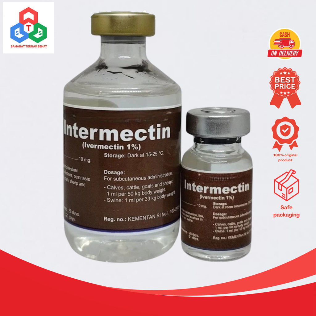 INTERMECTIN 10 ml dan INTERMECTIN 50 ml Holland ORIGINAL