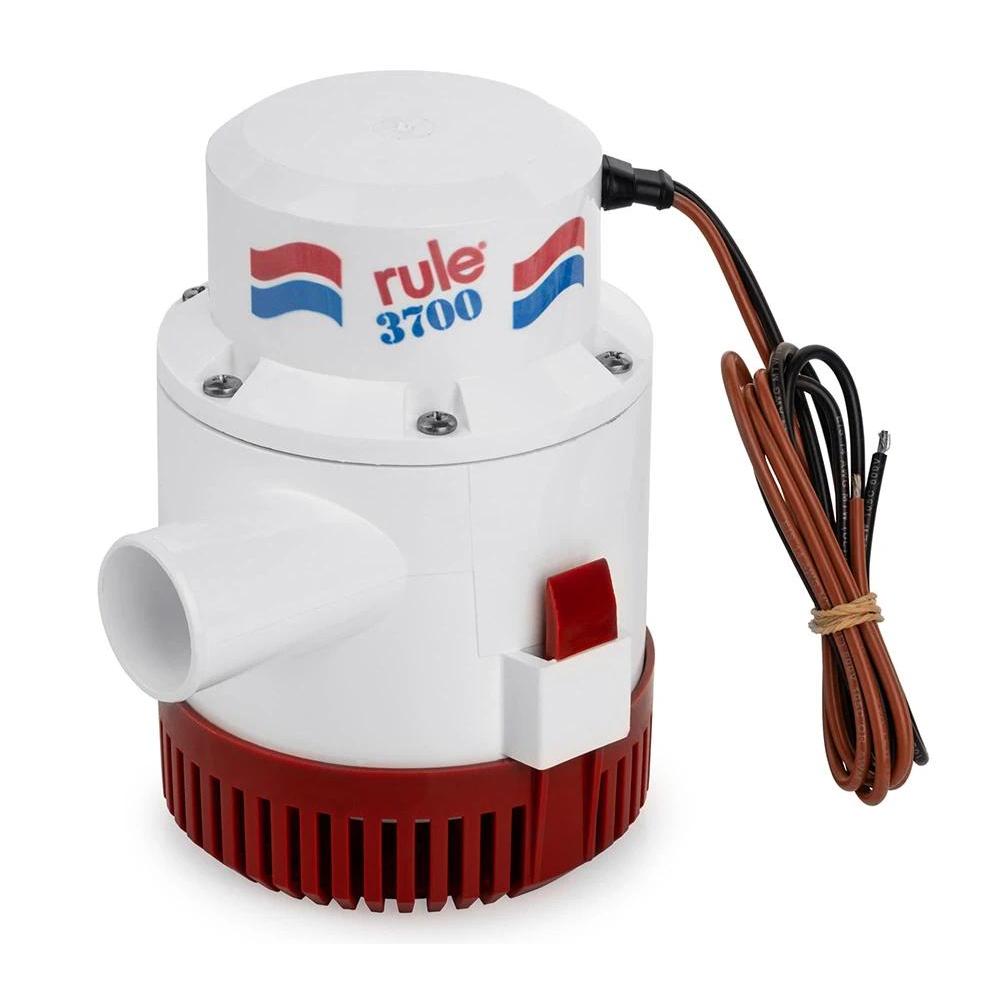 Rule 14A Standard Bilge Pump 3700 GPH 12V for Marine Boats Yats