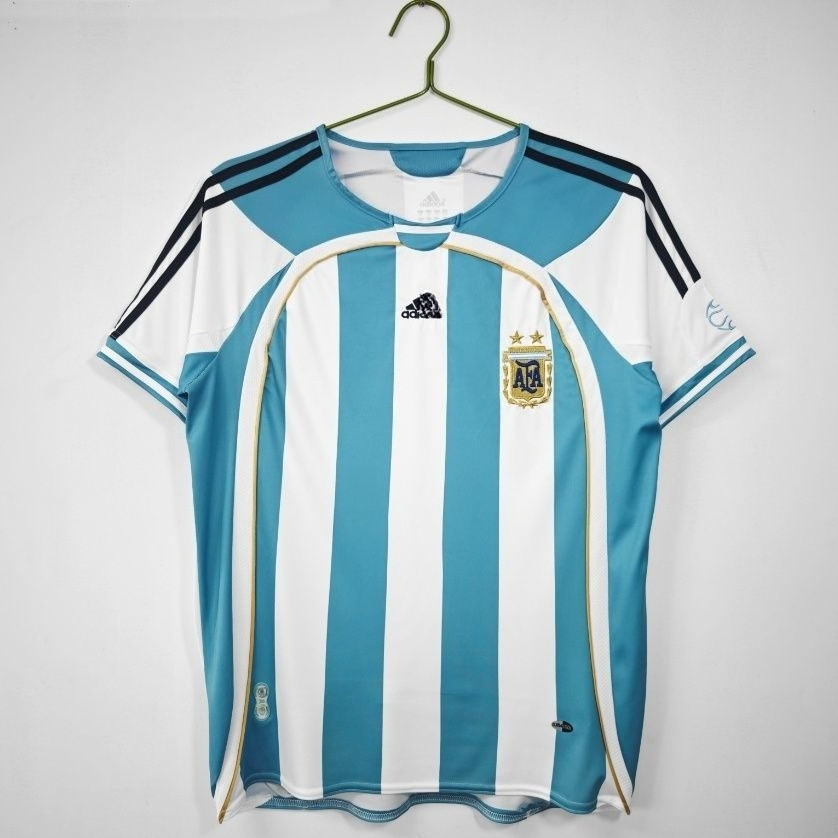 Jersey 2006 Argentina home A52 T shirt pria