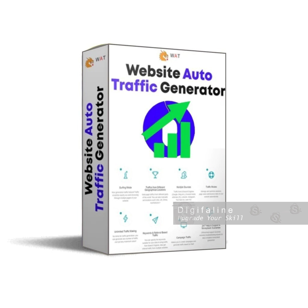 Digifaline WEBSITE AUTO TRAFFIC Generator ULTIMATE - SEO Tools Visitor WAT - Upgrade Your Skill