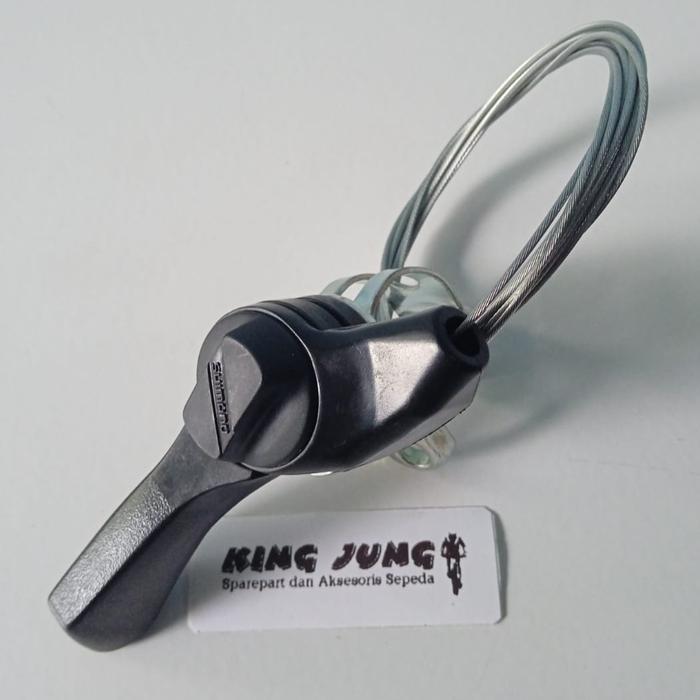 Ready Shifter Shimano Federal jadul,Operan jempol vintage (plus kawat) - Shifter+Kawat