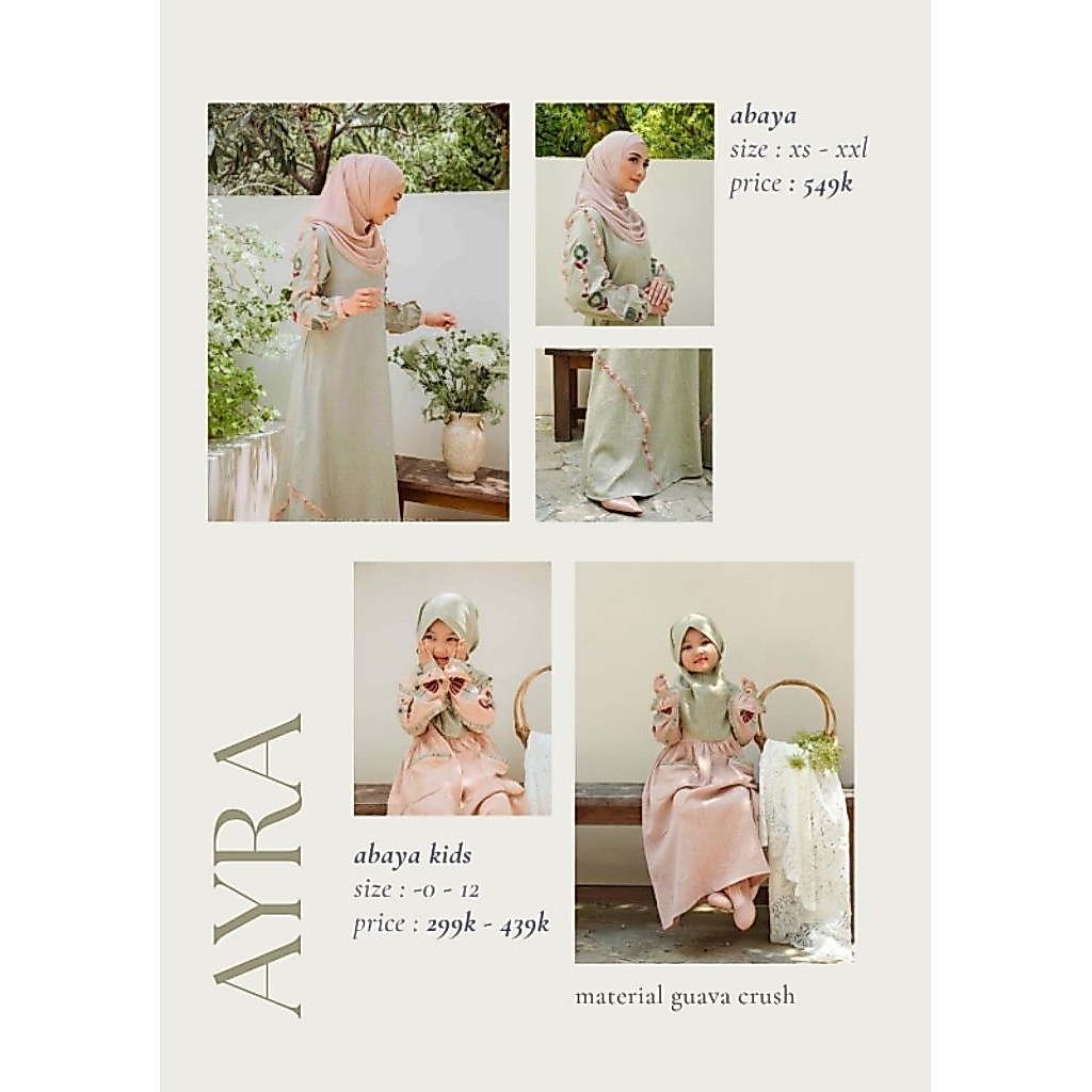 Gamis Mom&Kids By.Rumah Dannis/Gamis Terbaru Dannis