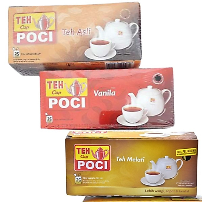 TEH POCI CELUP ISI 25 ALL VARIAN / TEH POCI CELUP