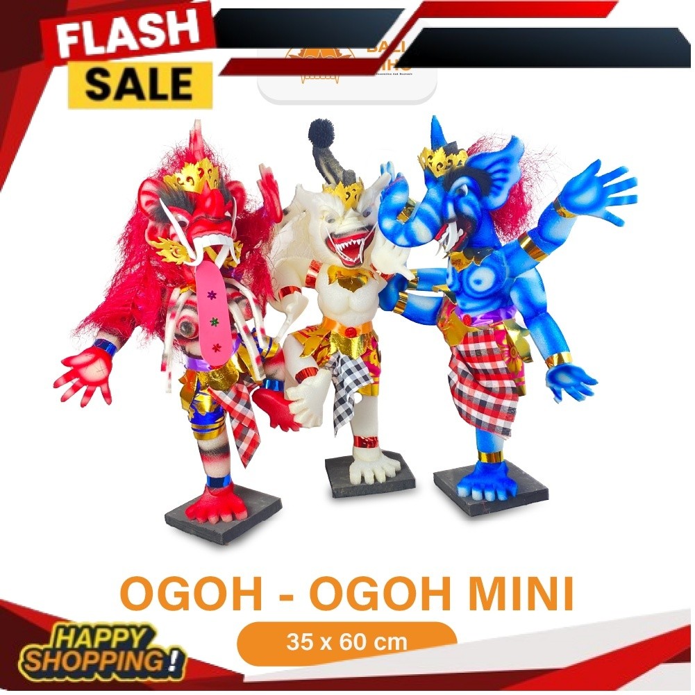 Ogoh-Ogoh Mini 60 cm- Mainan Anak-anak - Ogoh Ogoh Mini - Pajangan Ogohogoh - Ogoh Ogoh Ganesha - Og