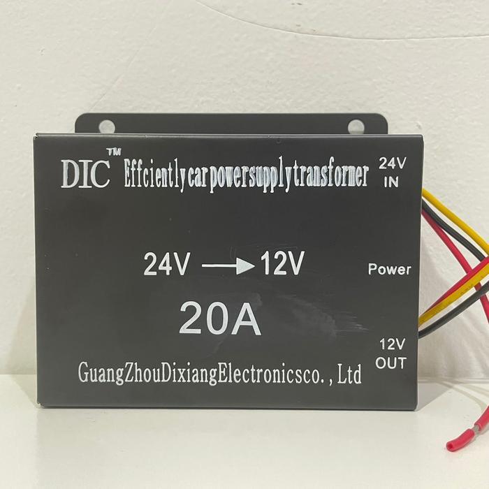 Step Down 20A DC 24V - 12V Converter DC 24 Volt ke 12 Volt 20 Ampere - Step Down 20A