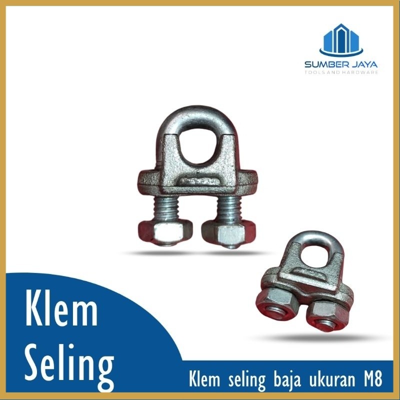 Klem Seling baja 8 mm